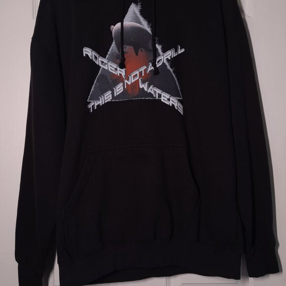 Roger Waters This Is Not A Drill 2022 Tour USED Hoodie Sweatshirt: L, Pink Floyd - Picture 6 of 7